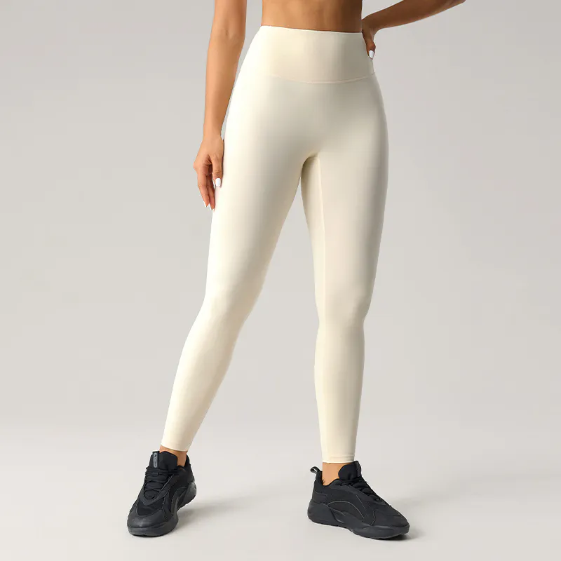 YL-002 Custom Full Length High Waisted Leggings view 4 for activewear sourcing