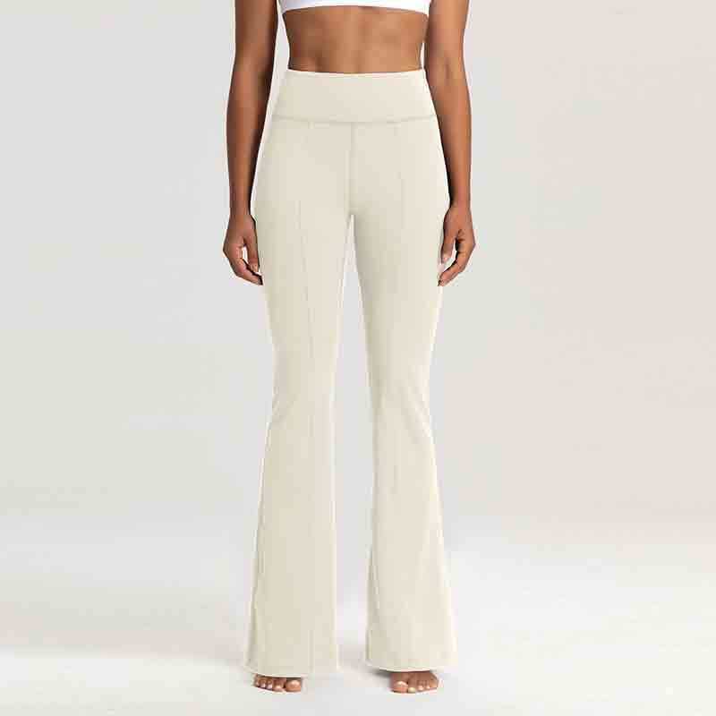 YL-010 Private Label High Waisted Flare Long Yoga Pants view 4 for activewear sourcing