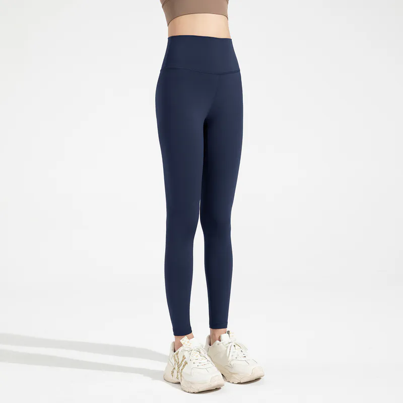 YL-016 Private Label Nude Feel High Waist Yoga Leggings view 2 for activewear sourcing