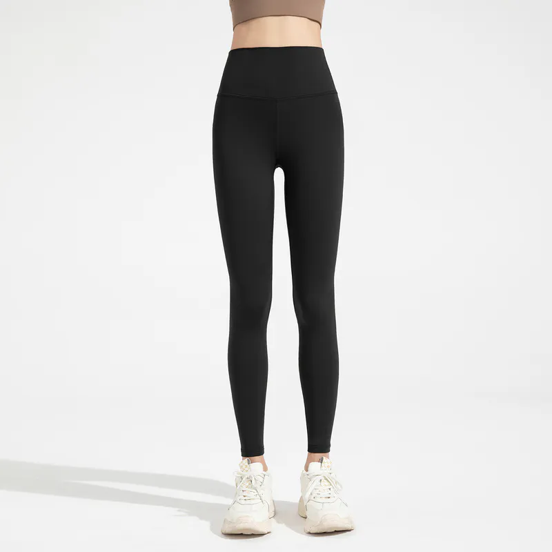 YL-016 Private Label Nude Feel High Waist Yoga Leggings view 3 for activewear sourcing