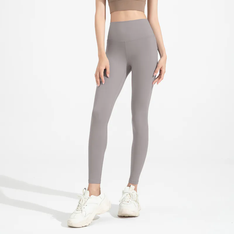 YL-016 Private Label Nude Feel High Waist Yoga Leggings view 5 for activewear sourcing