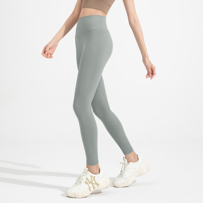 YL-016 Private Label Nude Feel High Waist Yoga Leggings view 6 for activewear sourcing