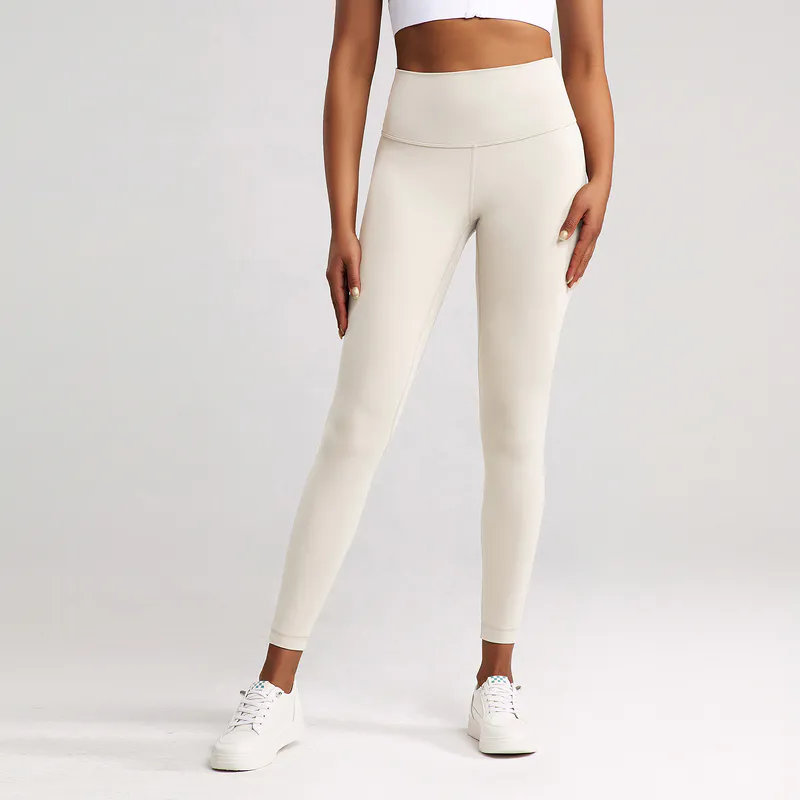 YL-017 Custom 4-Way Stretch High Waist Yoga Leggings view 2 for activewear sourcing