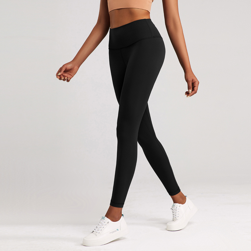YL-017 Custom 4-Way Stretch High Waist Yoga Leggings view 4 for activewear sourcing