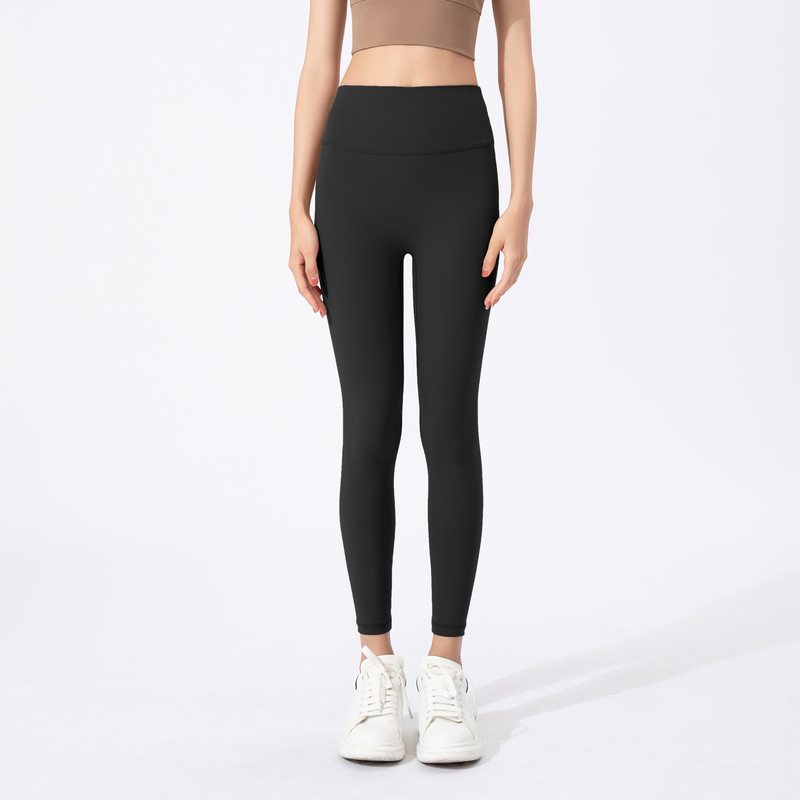 YL-018 OEM Mocha Squat Proof Yoga Leggings view 6 for activewear sourcing