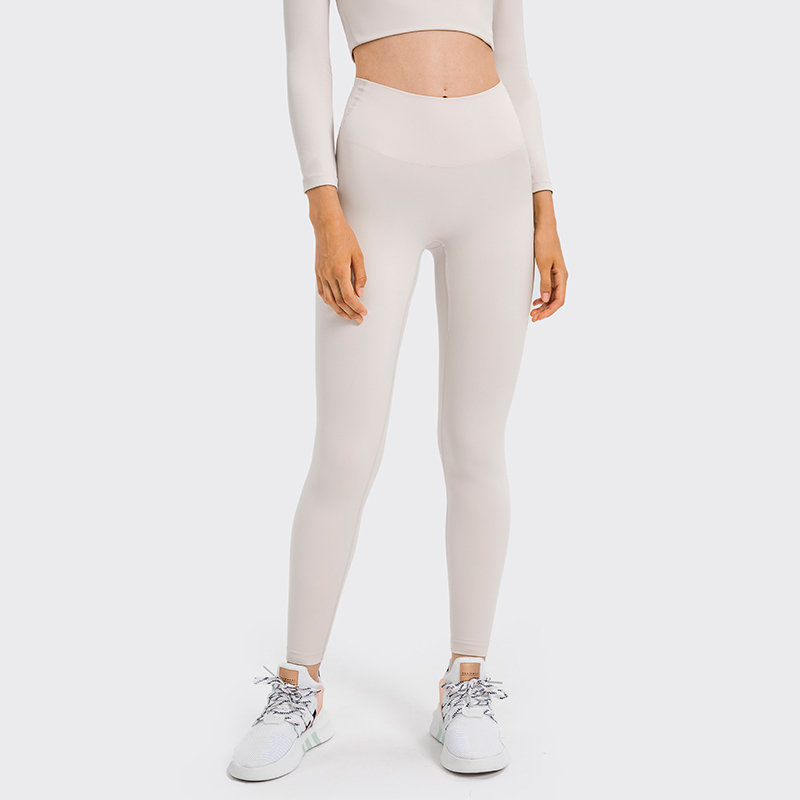 YL-023 Custom 7/8 Tummy Control Yoga Leggings view 2 for activewear sourcing