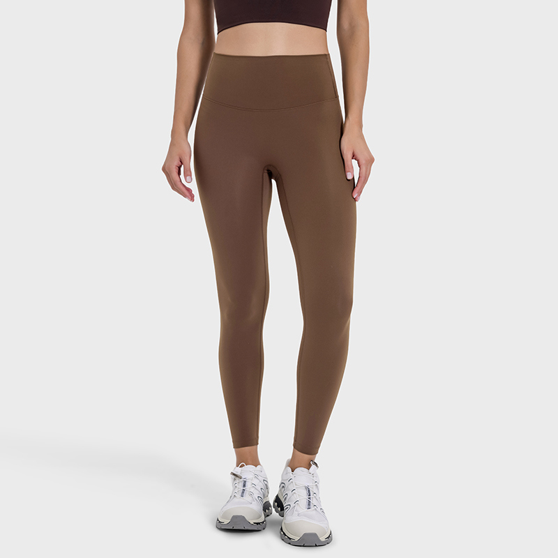 YL-023 Custom 7/8 Tummy Control Yoga Leggings view 4 for activewear sourcing