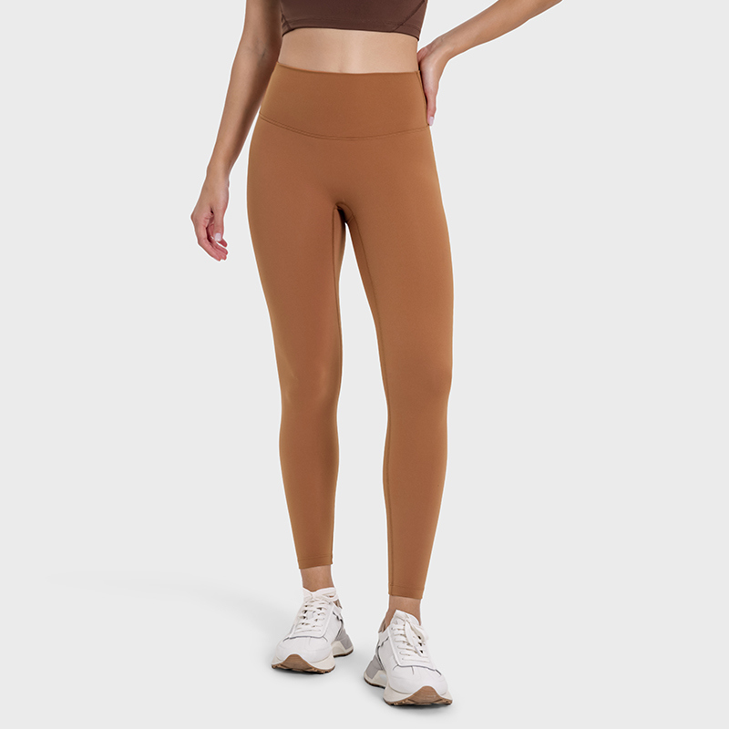 YL-023 Custom 7/8 Tummy Control Yoga Leggings view 5 for activewear sourcing