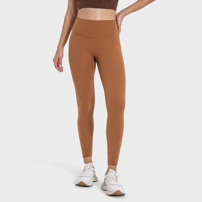 YL-023 Custom 7/8 Tummy Control Yoga Leggings view 5 for activewear sourcing