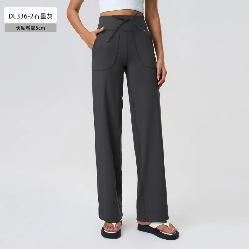 YL-026 OEM Straight-Leg Lounge Yoga Pants view 5 for activewear sourcing