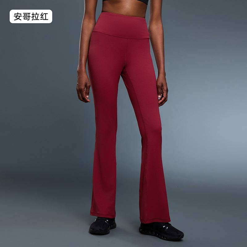 YL-028 Custom High-Waist Flare Yoga Leggings view 5 for activewear sourcing