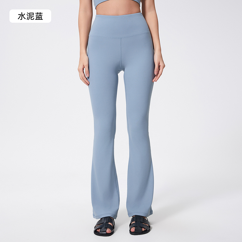 YL-028 Custom High-Waist Flare Yoga Leggings view 6 for activewear sourcing