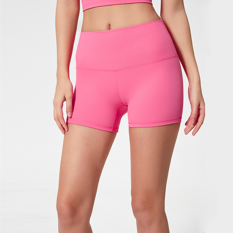SH-003 Charcoal Private Label High Waisted Workout Shorts view 4 for activewear sourcing