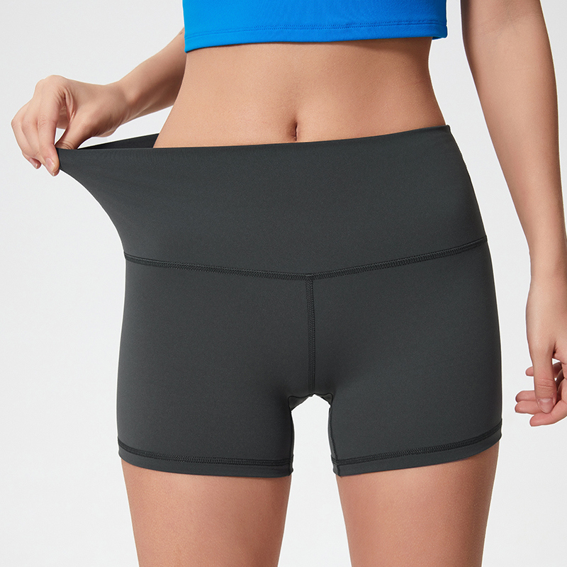 SH-003 Private Label High Waisted Workout Shorts view 5 for activewear sourcing