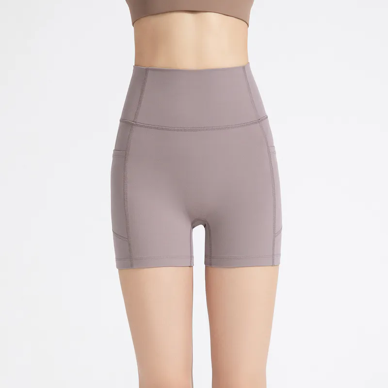 SH-019 Custom Side Pocket Biker Shorts view 5 for activewear sourcing