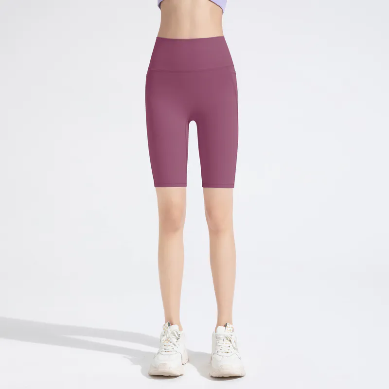 SH-020 White OEM Buttery Soft Biker Shorts view 2 for activewear sourcing