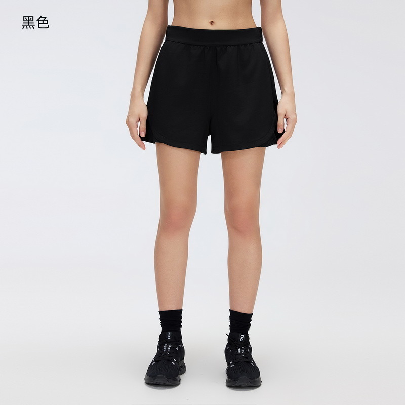 SH-030 White Private Label Built-In Liner Running Shorts view 2 for activewear sourcing