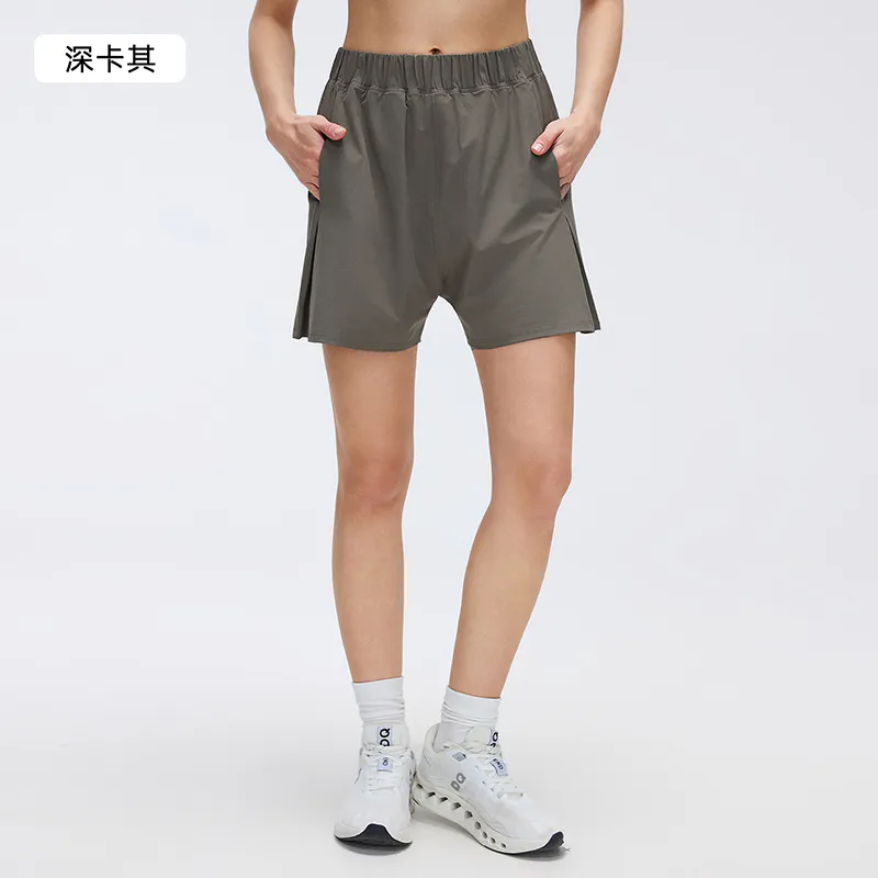 SH-033 Private Label Pocket Stretch Yoga Shorts view 3 for activewear sourcing
