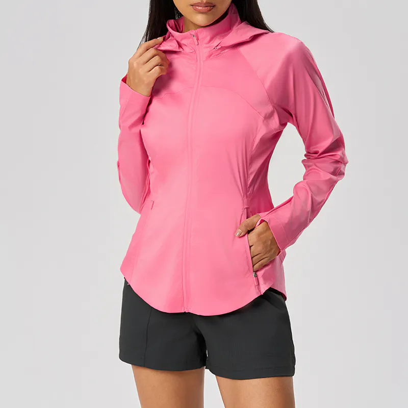 YT-038 OEM Full Zip Workout Jacket view 6 for activewear sourcing