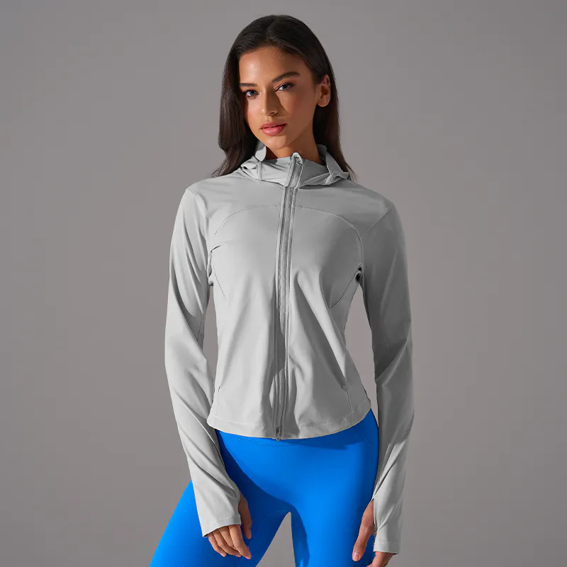 SL-274 OEM UV Protection Hooded Yoga Jacket