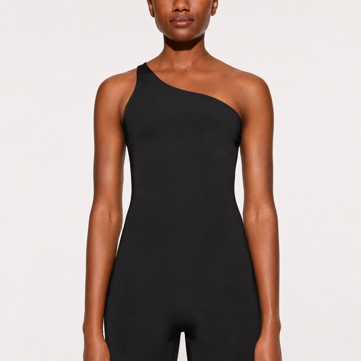 OP-016 One Shoulder Sculpting Workout Unitard for private label activewear sourcing