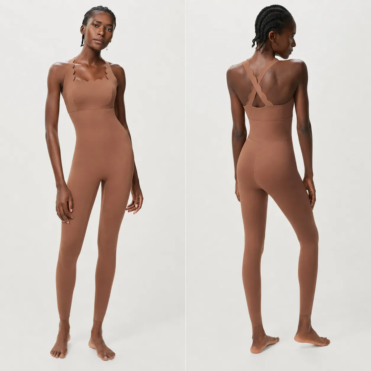 OP-019 Strappy Back Sculpting Unitard