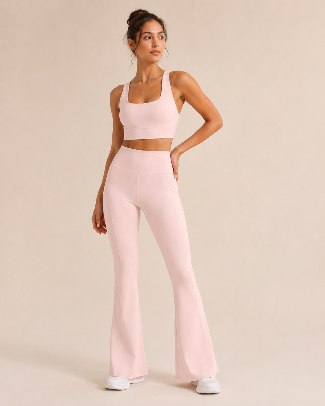 Private Label Flare Yoga Pants for private label OEM activewear manufacturing