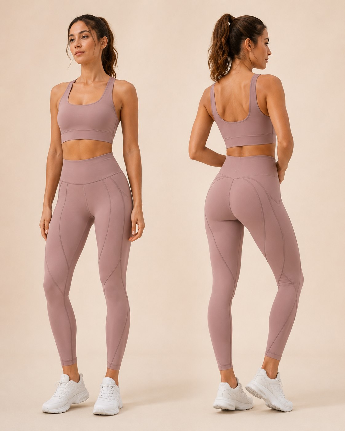 Private Label 3D Line Fitness Leggings for private label OEM activewear manufacturing