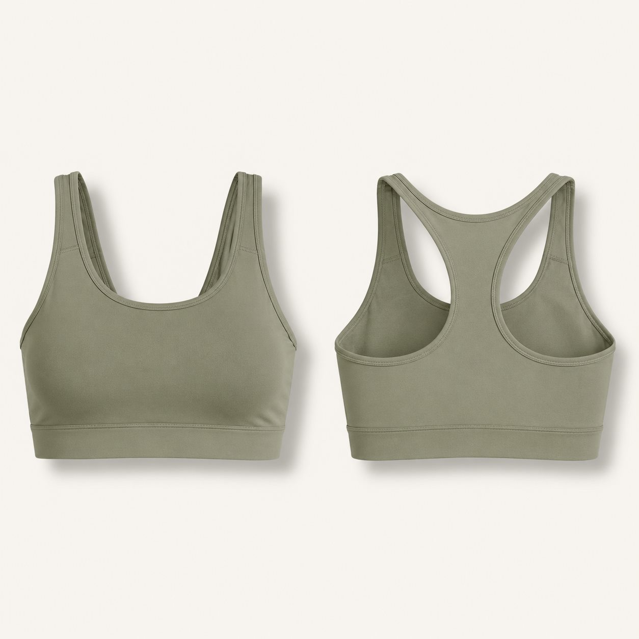 Sports bra product view for custom yoga wear manufacturing
