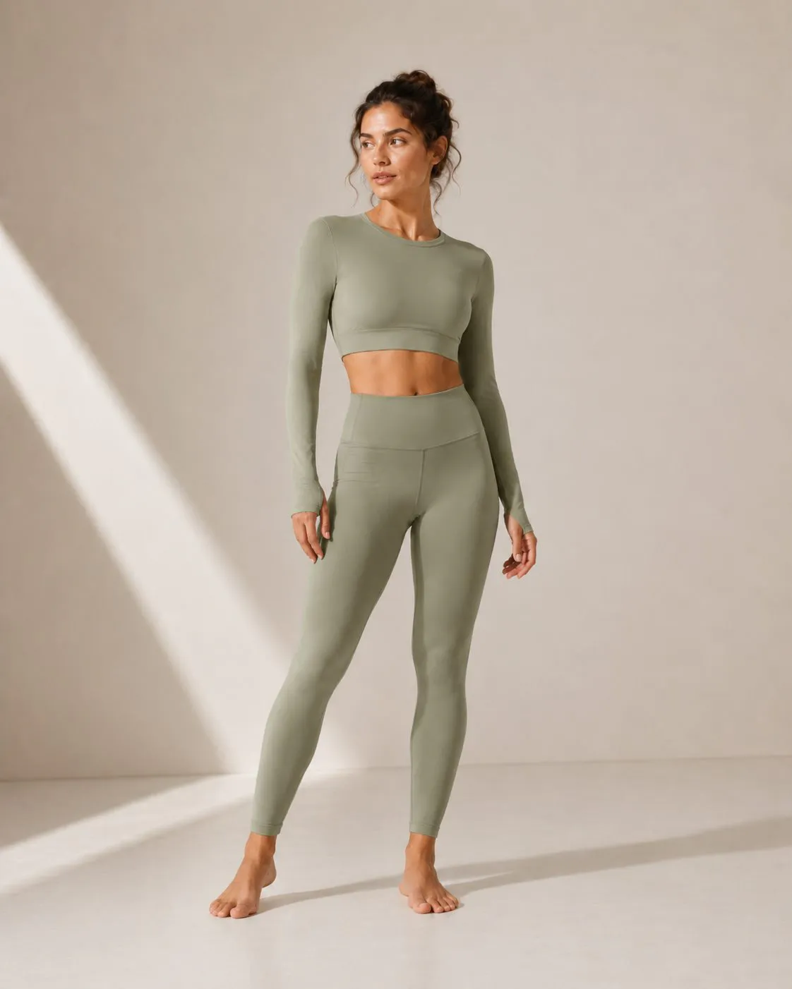 Custom one piece activewear sample for private label yoga wear production